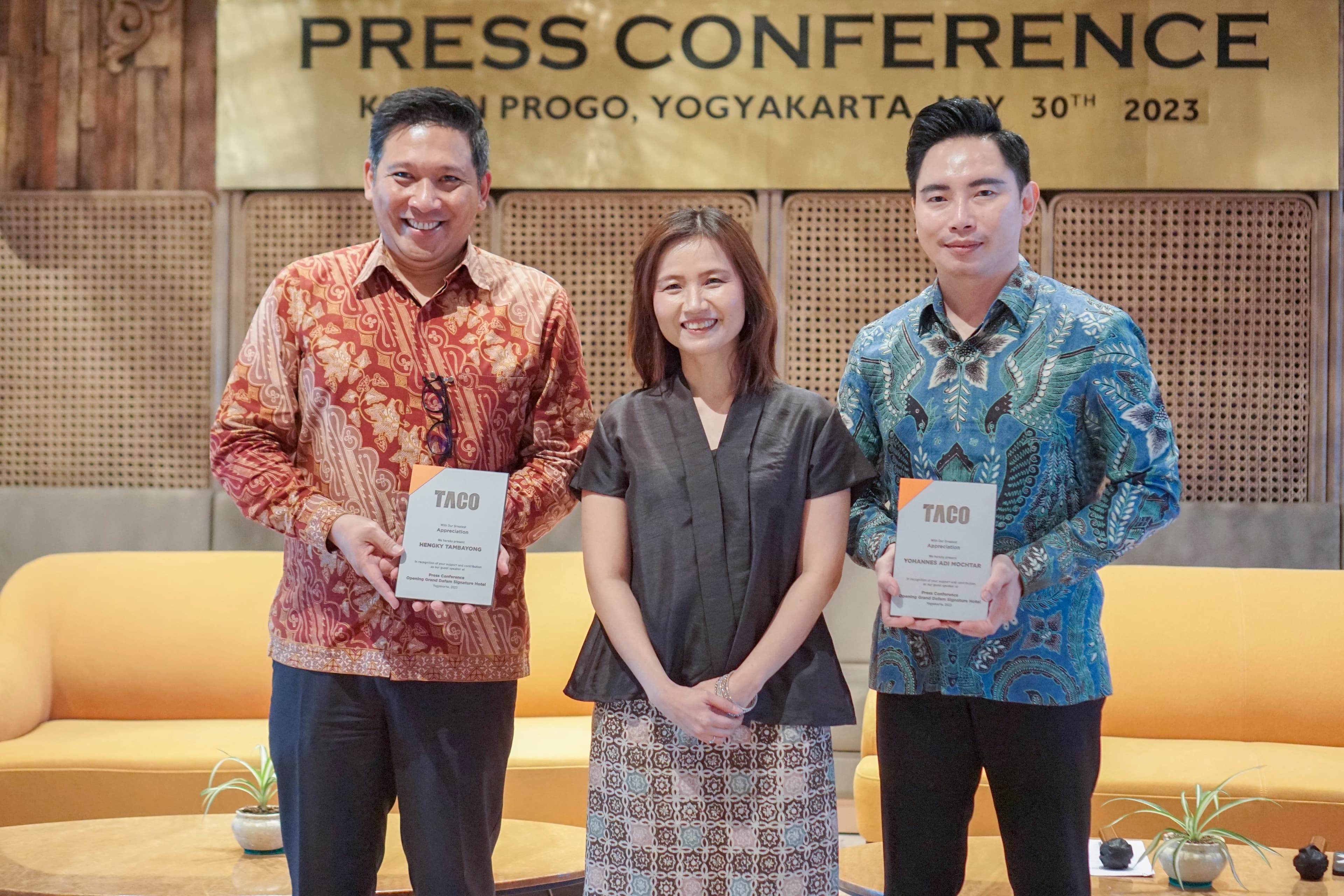Produk Inovasi TACO Hadir Memperindah Hotel Grand Dafam Signature International Airport Yogyakarta di Kulon Progo